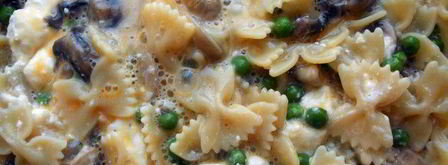 фриттата с пастой, шампиньонами и фетой. Шаг 5