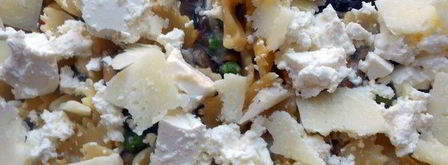 фриттата с пастой, шампиньонами и фетой. Шаг 6