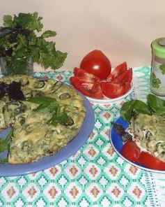 Фриттата с цукини