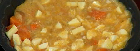 фриттата с тыквой, моцареллой и тимьяном. Шаг 11