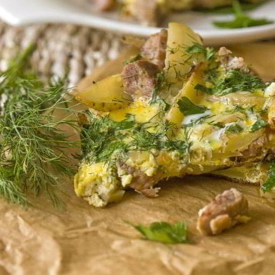 Рецепт крестьянского омлета