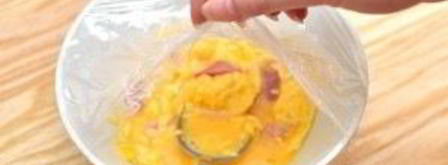 омлет без молока в микроволновке. Шаг 6