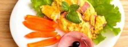 омлет без молока в микроволновке. Шаг 8