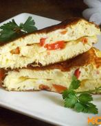 Омлет на кефире