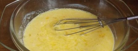 омлет на кефире. Шаг 3
