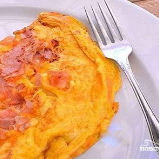 Рецепт омлета на сковороде