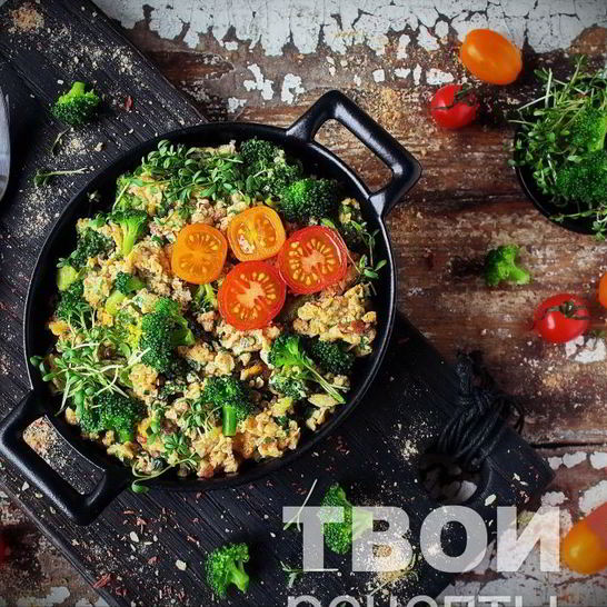 Рецепт омлета с брокколи