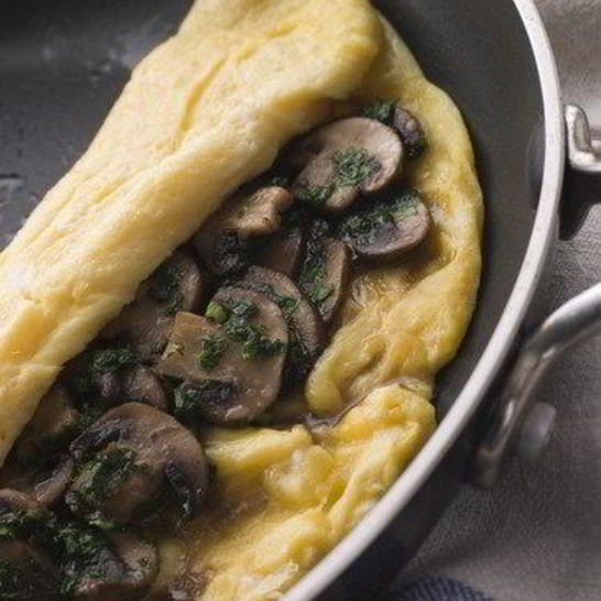 Рецепт омлета с грибами и эстрагоном