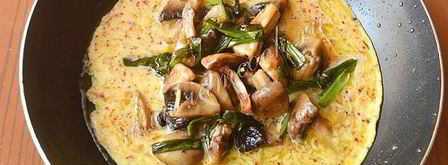 омлет с грибами по-испански. Шаг 9