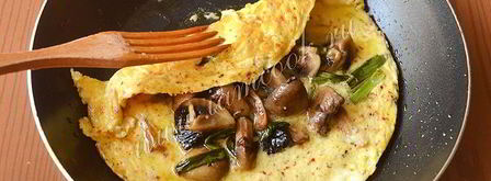 омлет с грибами по-испански. Шаг 10