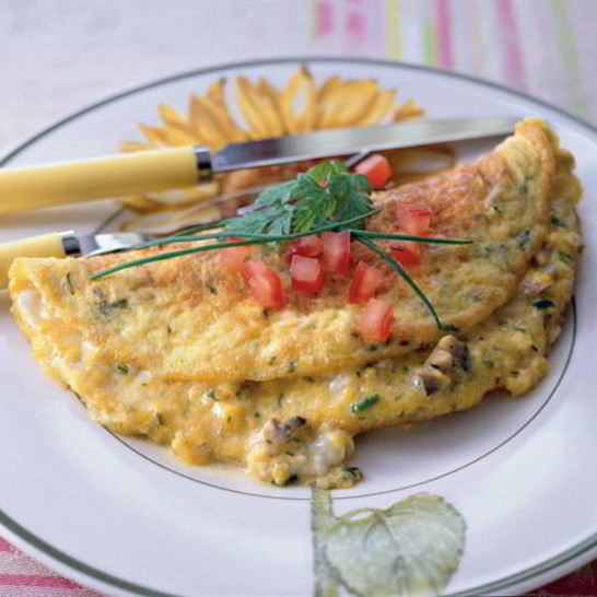 Рецепт омлета с грибами