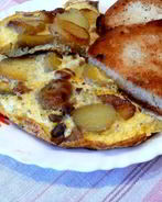 Омлет с картофелем