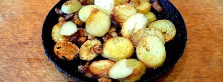 омлет с картофелем. Шаг 8