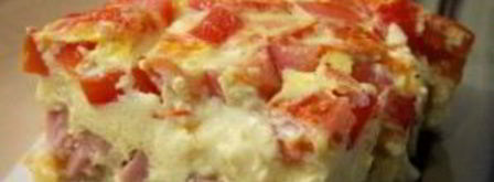 омлет с луком и помидорами. Шаг 5