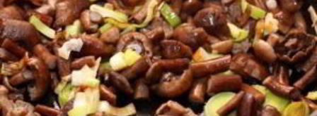 омлет с опятами. Шаг 4