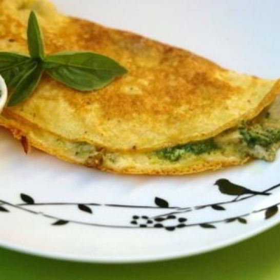 Рецепт омлета с сыром фета