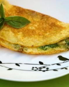 Омлет с сыром фета