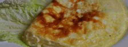 омлет с сыром на сковороде. Шаг 4