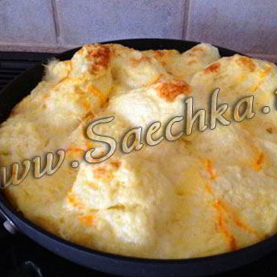 Рецепт омлета с сыром