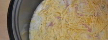 омлет с ветчиной в мультиварке. Шаг 5