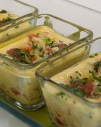 Паровая фриттата с овощами