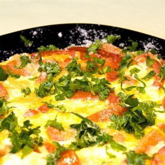 Рецепт разноцветного омлета