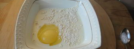 сладкий омлет с яблоком. Шаг 7