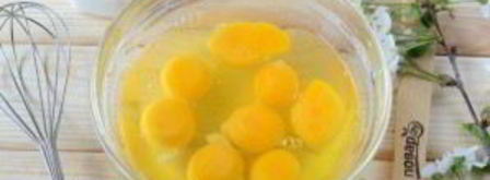 слоеный омлет на завтрак. Шаг 2