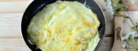 слоеный омлет на завтрак. Шаг 4