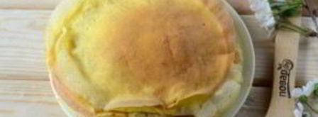 слоеный омлет на завтрак. Шаг 5