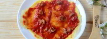 слоеный омлет на завтрак. Шаг 6