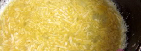 сырный омлет с ветчиной. Шаг 5