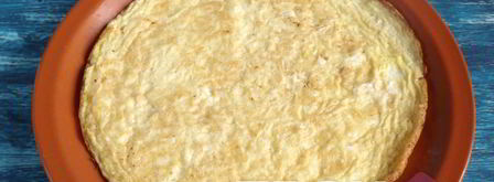 сырный омлет с ветчиной. Шаг 7