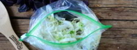 воздушный омлет в пакете. Шаг 2