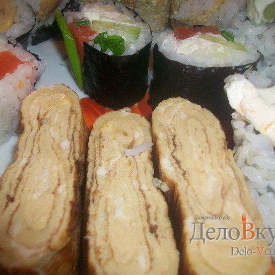 Рецепт японского омлета тамаго