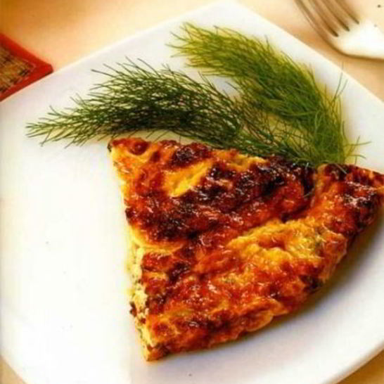 Рецепт зеленого омлета