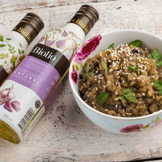 Рецепт баклажанового паштета с грибами