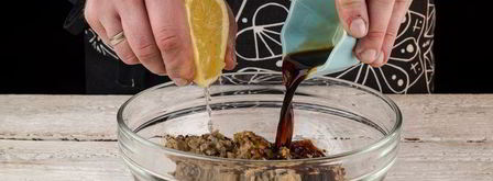 баклажановый паштет с грибами. Шаг 5