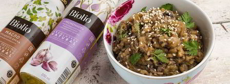 баклажановый паштет с грибами. Шаг 6