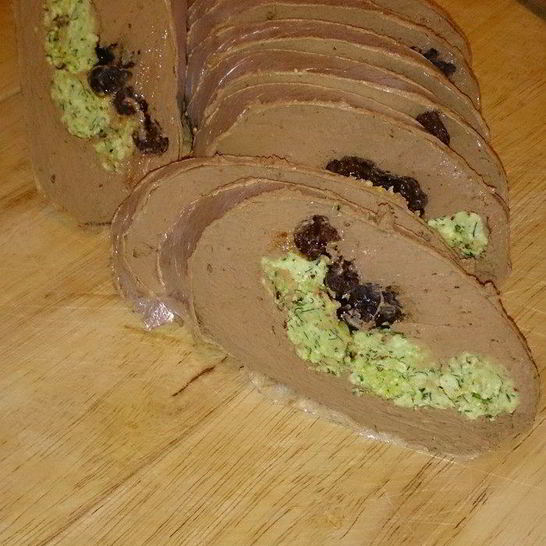 Рецепт фаршированного паштета из куриной печени