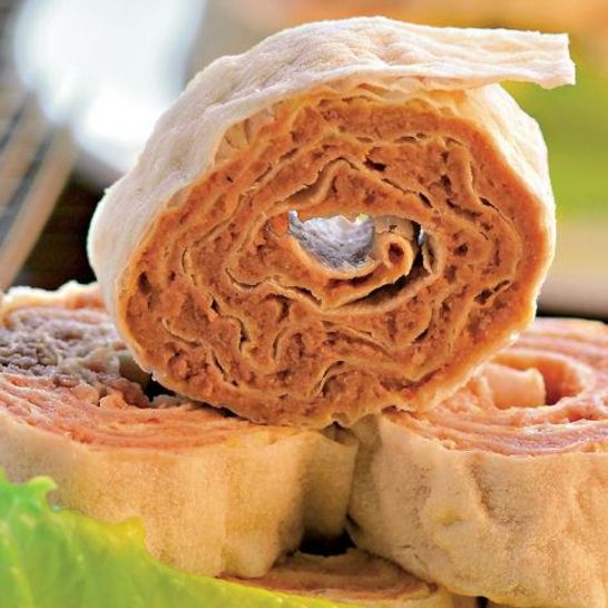 Рецепт мясного паштета в лаваше