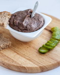 Паштет из фасоли, картофеля и мака