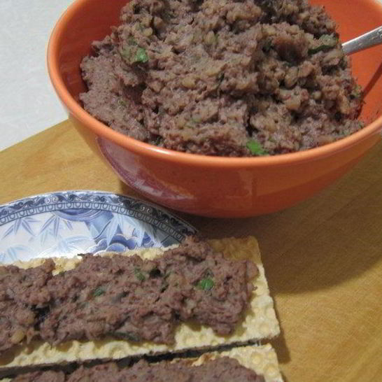 Рецепт паштета из фасоли с булгуром