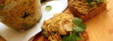 паштет из фасоли с грибами. Шаг 6