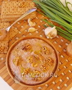 Паштет из фасоли с орехами