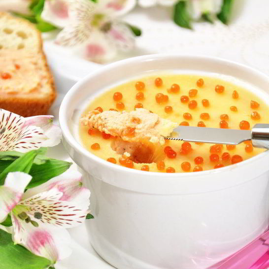 Рецепт паштета из форели с икрой праздничный