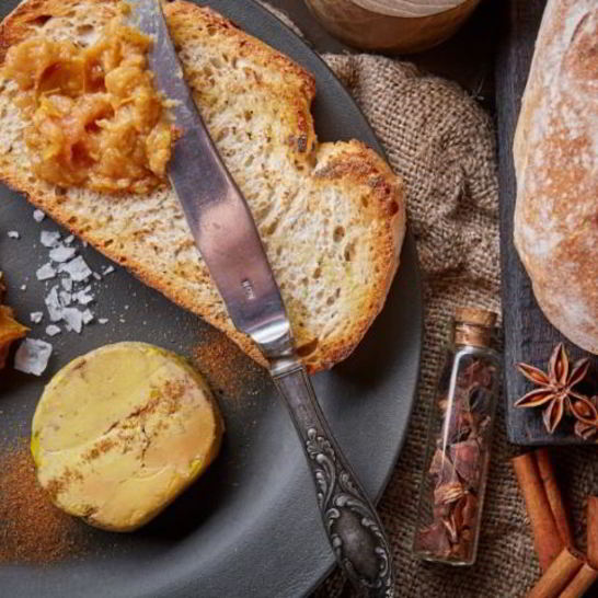 Рецепт паштета из гуся с джемом из айвы