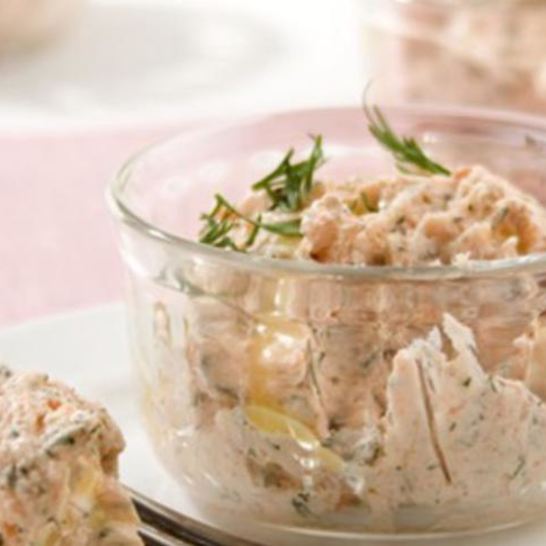 Рецепт паштета из копченого лосося