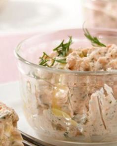 Паштет из копченого лосося