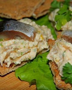 Паштет из копченой скумбрии